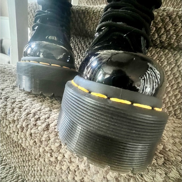 DR. MARTENS JADON BOOT PATENT LEATHER PLATFORMS - Picture 2 of 11